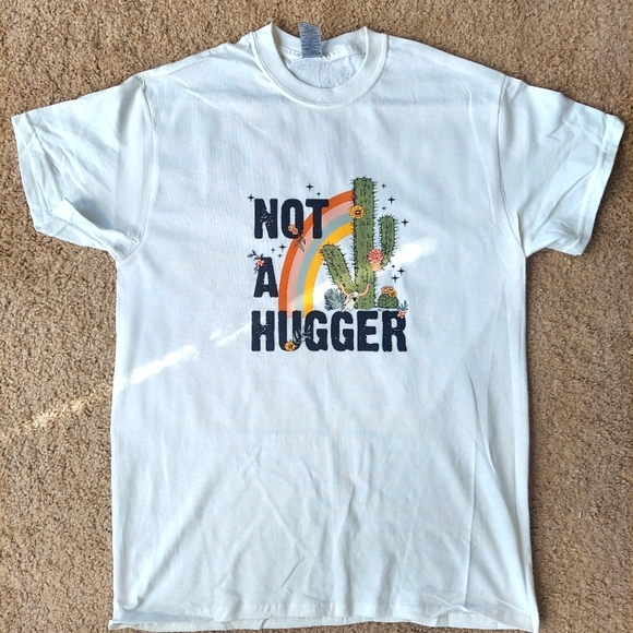 Not a Hugger Unisex T shirt - Picture 1 of 3